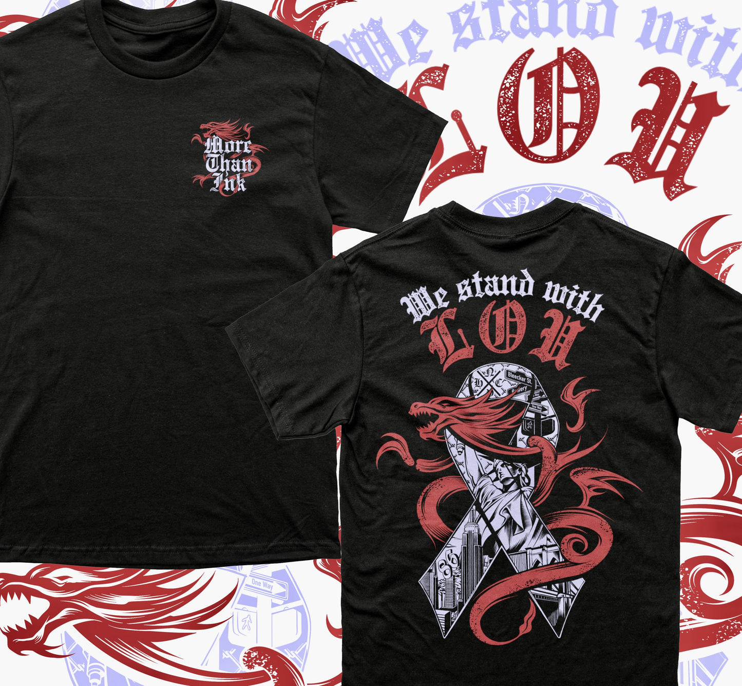 We Stand With Lou T-Shirt (Black)