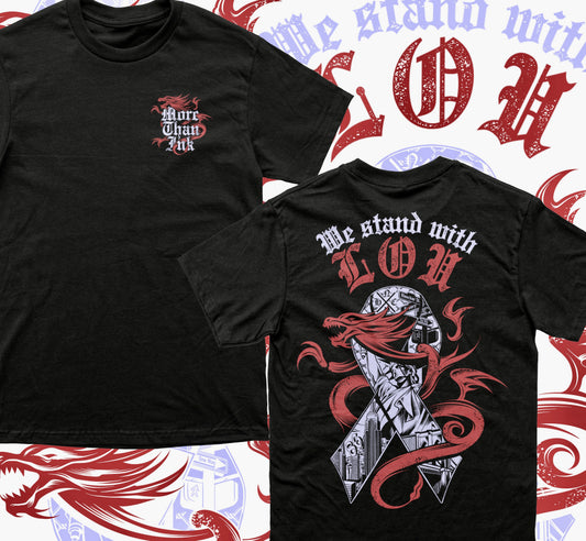 We Stand With Lou T-Shirt (Black)