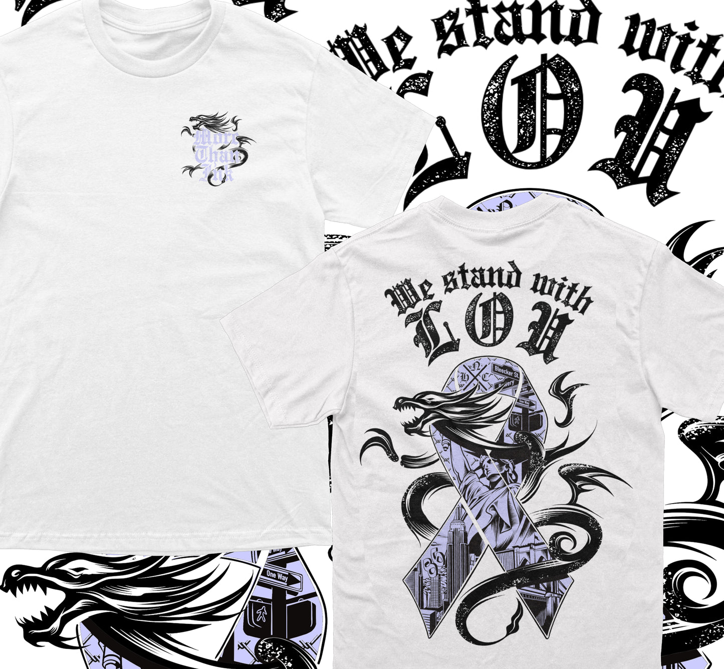 We Stand With Lou T-Shirt (White)