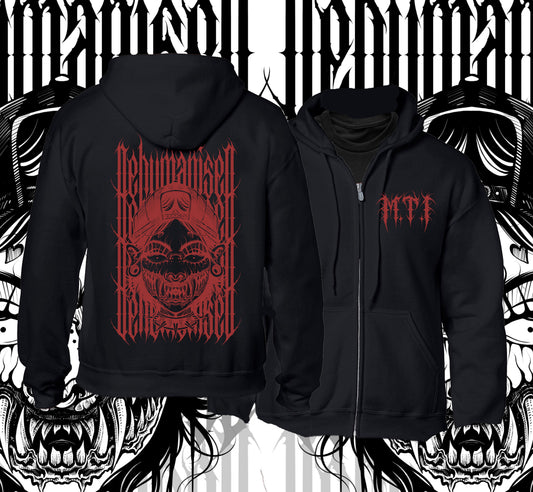 Dehumanised Zip Up Hoodie